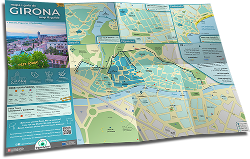Girona Tourist Map 60 Photos Goodtravelcards